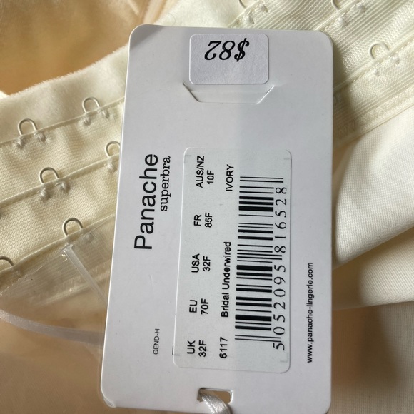 Panache Evie Bridal Underwired Basque | Ivory | 34G - Picture 8 of 9